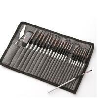 Без бренда «Коробка 50 шт.: Набор кистей для рисования в чехле, премиум набор (23 нейлоновых кисти, 1 мастихин)» в Нижнем Новгороде в интернет-магазине  Без бренда «Коробка 50 шт.: Набор кистей для рисования в чехле, премиум набор (23 нейлоновых кисти, 1 мастихин)» в Нижнем Новгороде