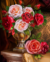 Без бренда «Букет роз в изящной вазе» в Нижнем Новгороде