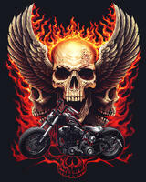 Без бренда «Коробка 20 шт: Огненный череп с крыльями» в Нижнем Новгороде