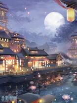 Без бренда «Ночной город на фоне луны» в Нижнем Новгороде