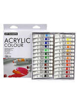 Без бренда «Коробка 24 шт.: Акриловые краски «Две картинки» 24 шт. по 12 мл, проф. пигмент» в Нижнем Новгороде