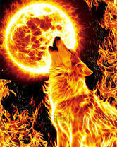 Без бренда «Огненный волк воет на луну (20шт)» в Нижнем Новгороде