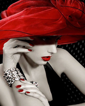 Без бренда «Коробка 20 шт: Девушка с красной шляпой» в Нижнем Новгороде