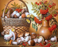 Без бренда «Коробка 20 шт: Корзина с грибами и рябиной» в Нижнем Новгороде