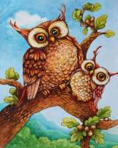 Без бренда «Совёнок с совой на ветке» в Нижнем Новгороде