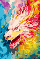 Без бренда «Разноцветный огненный дракон» в Нижнем Новгороде в интернет-магазине  Без бренда «Разноцветный огненный дракон» в Нижнем Новгороде