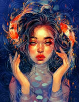 Без бренда «Девушка и карпы кои» в Нижнем Новгороде