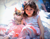 Без бренда «Девочка и пушистая кошечка» в Нижнем Новгороде