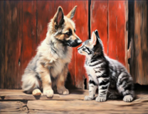 Без бренда «Знакомство котенка и щенка» в Нижнем Новгороде