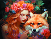 Без бренда «Рыжая девушка и рыжая лисица» в Нижнем Новгороде