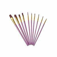 Без бренда «Кисти для рисования набор (10 шт) сиреневые» в Нижнем Новгороде в интернет-магазине Без бренда «Кисти для рисования набор (10 шт) сиреневые» в Нижнем Новгороде