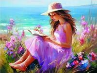 Без бренда «Девочка читает на берегу» в Нижнем Новгороде