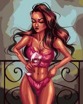 Без бренда «Девушка в нижнем белье с бокалом вина» в Нижнем Новгороде